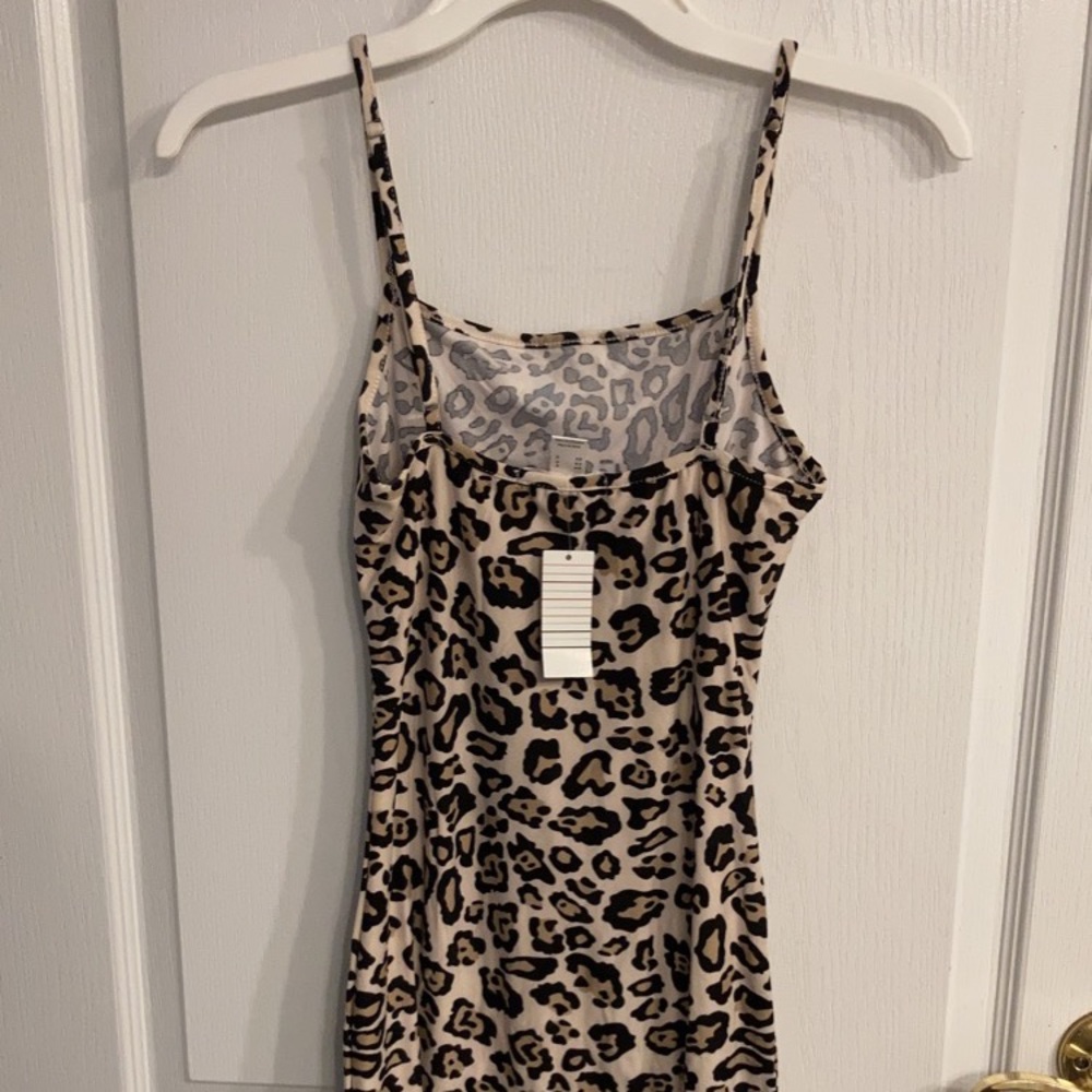 NWT leopard mini dress - Picture 2 of 3